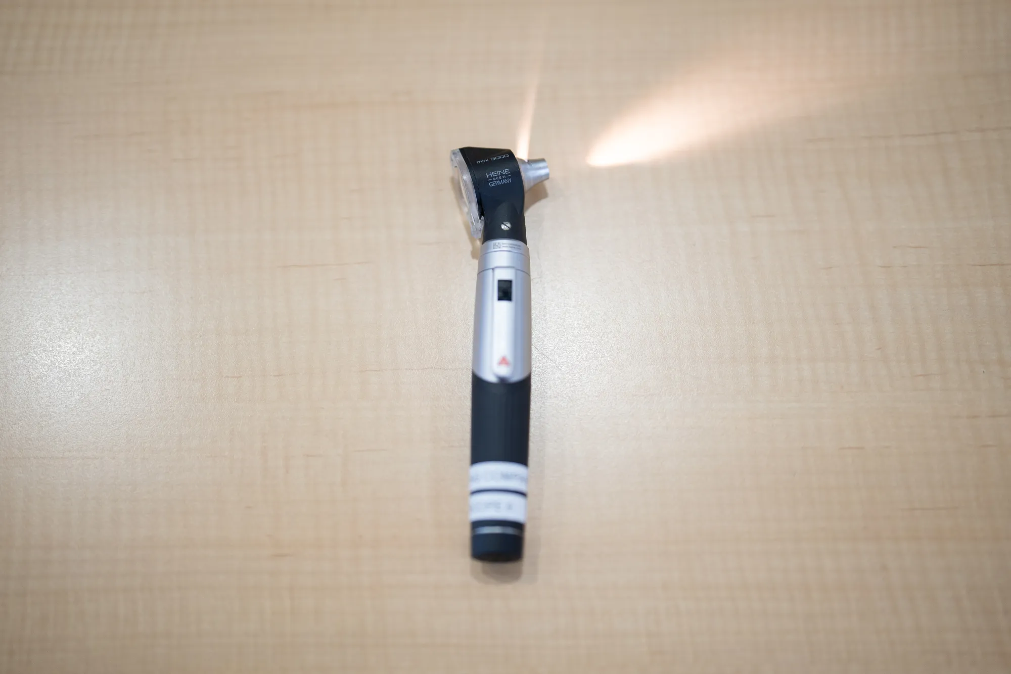 Heine Otoscope on a table